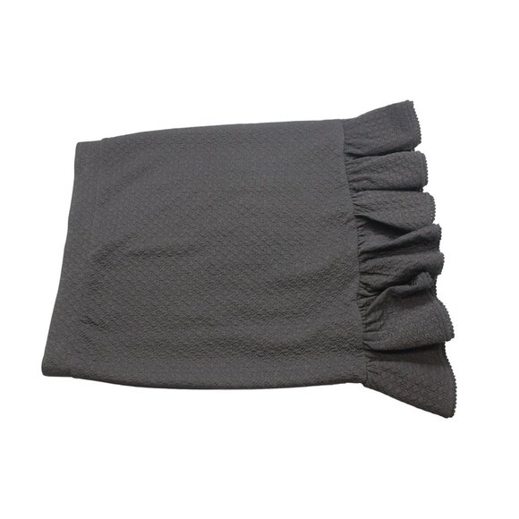 Anthropologie Postmark women's textured pull on Basal Flounced ruffle skirt S - Picture 5 of 12